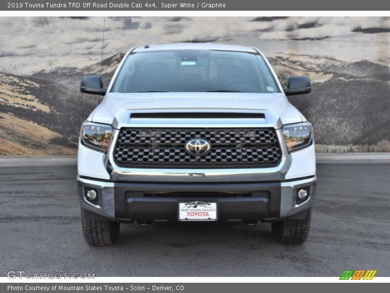 Super White / Graphite 2019 Toyota Tundra TRD Off Road Double Cab 4x4