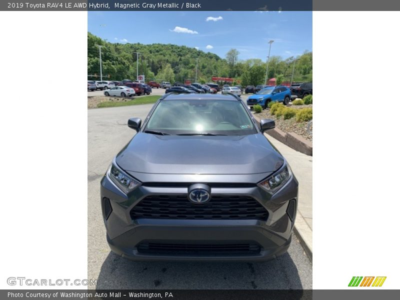 Magnetic Gray Metallic / Black 2019 Toyota RAV4 LE AWD Hybrid