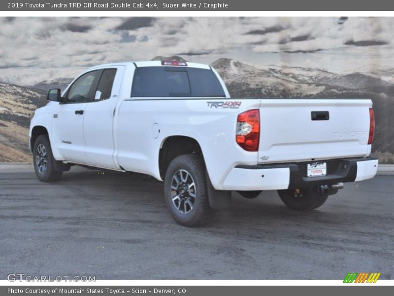 Super White / Graphite 2019 Toyota Tundra TRD Off Road Double Cab 4x4