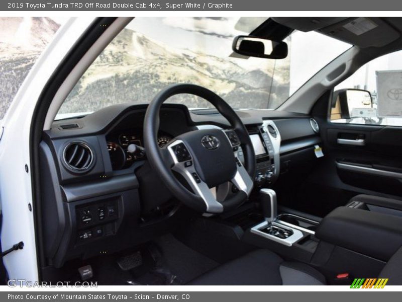 Super White / Graphite 2019 Toyota Tundra TRD Off Road Double Cab 4x4
