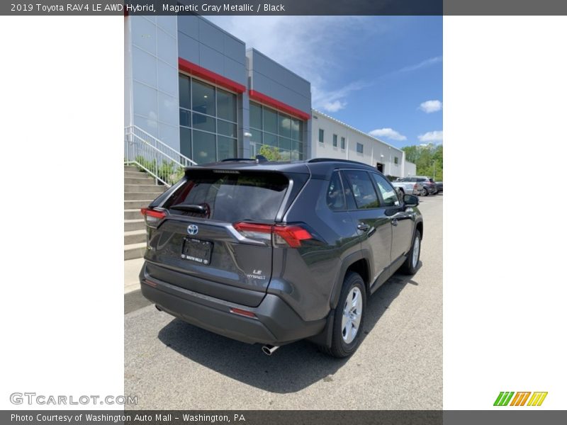 Magnetic Gray Metallic / Black 2019 Toyota RAV4 LE AWD Hybrid