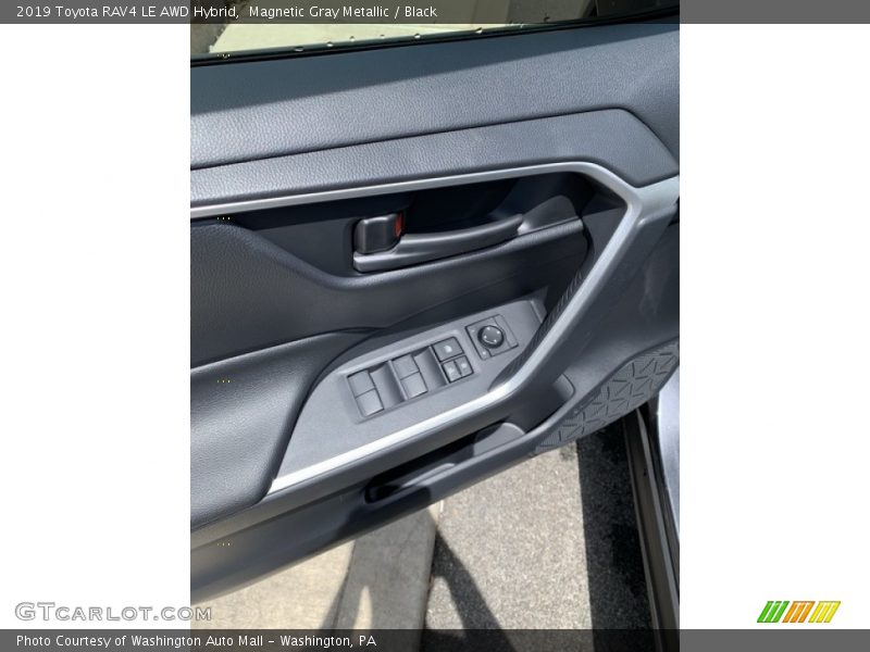 Magnetic Gray Metallic / Black 2019 Toyota RAV4 LE AWD Hybrid