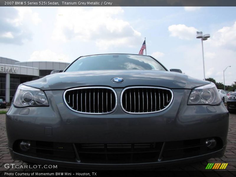Titanium Grey Metallic / Grey 2007 BMW 5 Series 525i Sedan