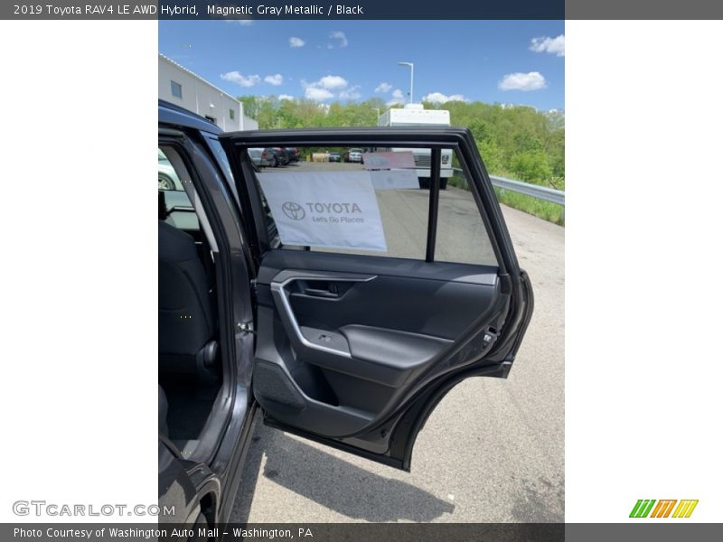 Magnetic Gray Metallic / Black 2019 Toyota RAV4 LE AWD Hybrid