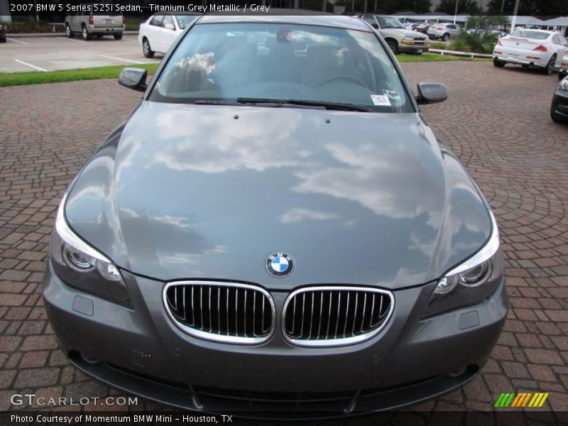 Titanium Grey Metallic / Grey 2007 BMW 5 Series 525i Sedan