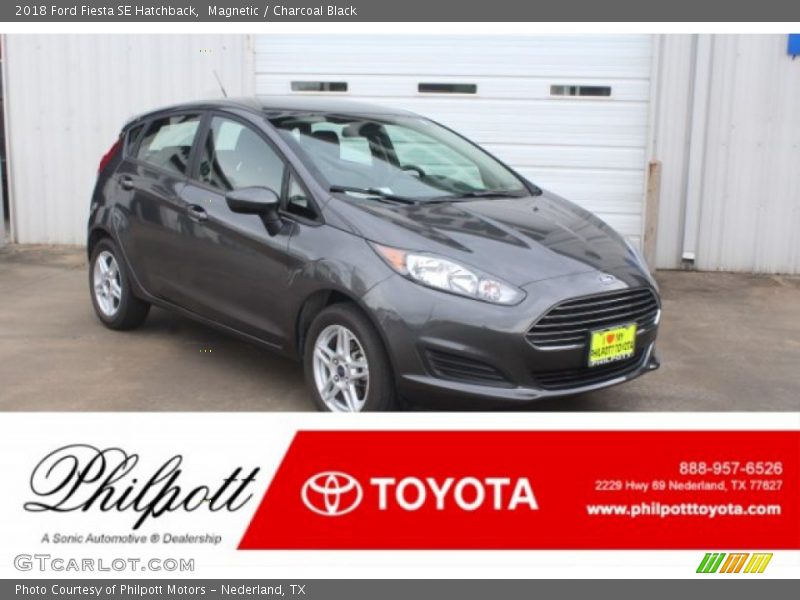 Magnetic / Charcoal Black 2018 Ford Fiesta SE Hatchback