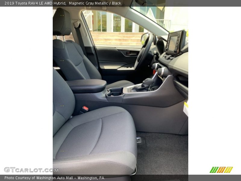 Magnetic Gray Metallic / Black 2019 Toyota RAV4 LE AWD Hybrid