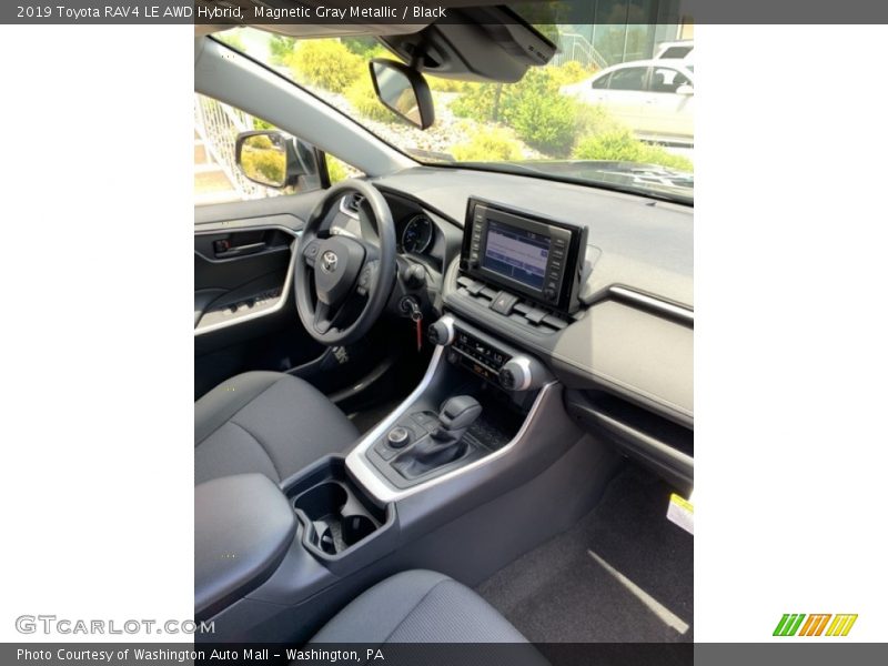 Magnetic Gray Metallic / Black 2019 Toyota RAV4 LE AWD Hybrid