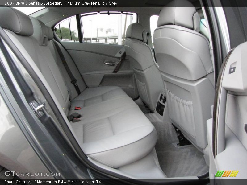 Titanium Grey Metallic / Grey 2007 BMW 5 Series 525i Sedan