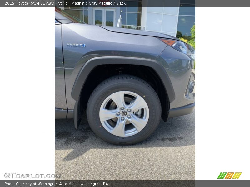 Magnetic Gray Metallic / Black 2019 Toyota RAV4 LE AWD Hybrid