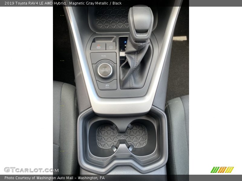 Magnetic Gray Metallic / Black 2019 Toyota RAV4 LE AWD Hybrid
