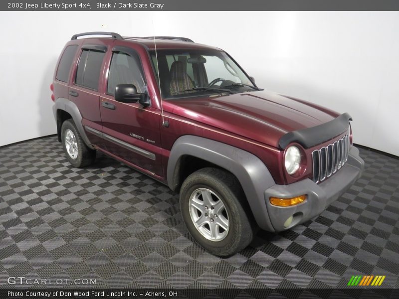Black / Dark Slate Gray 2002 Jeep Liberty Sport 4x4