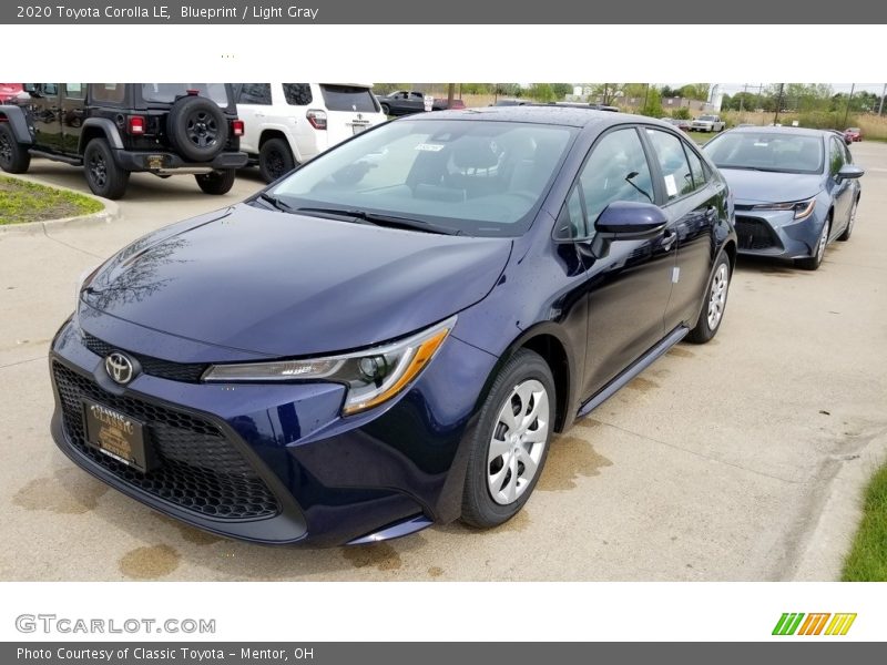 Blueprint / Light Gray 2020 Toyota Corolla LE