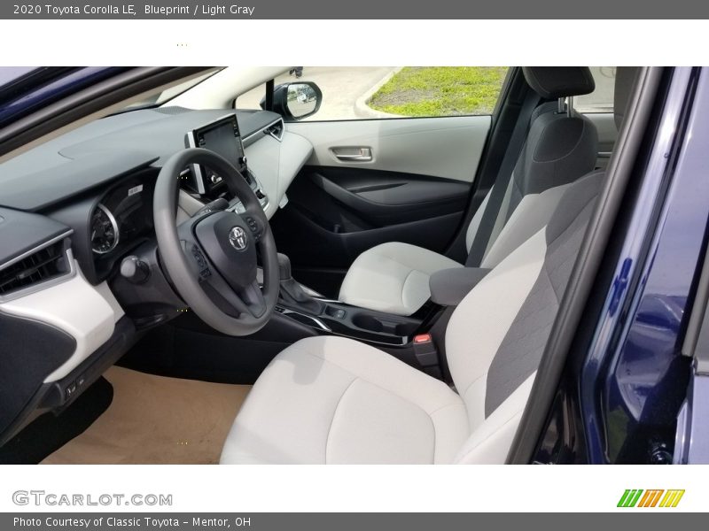 Blueprint / Light Gray 2020 Toyota Corolla LE