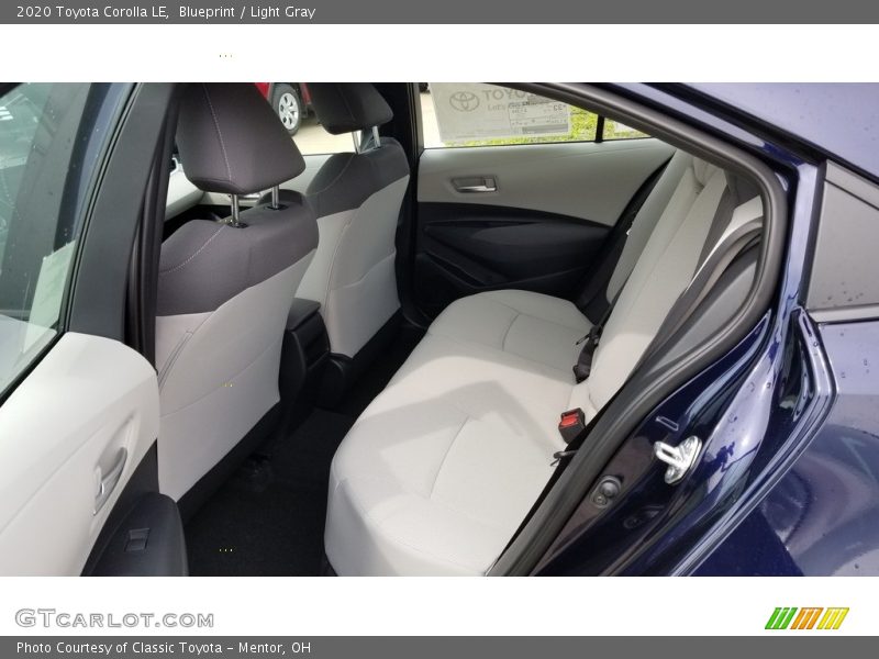 Blueprint / Light Gray 2020 Toyota Corolla LE