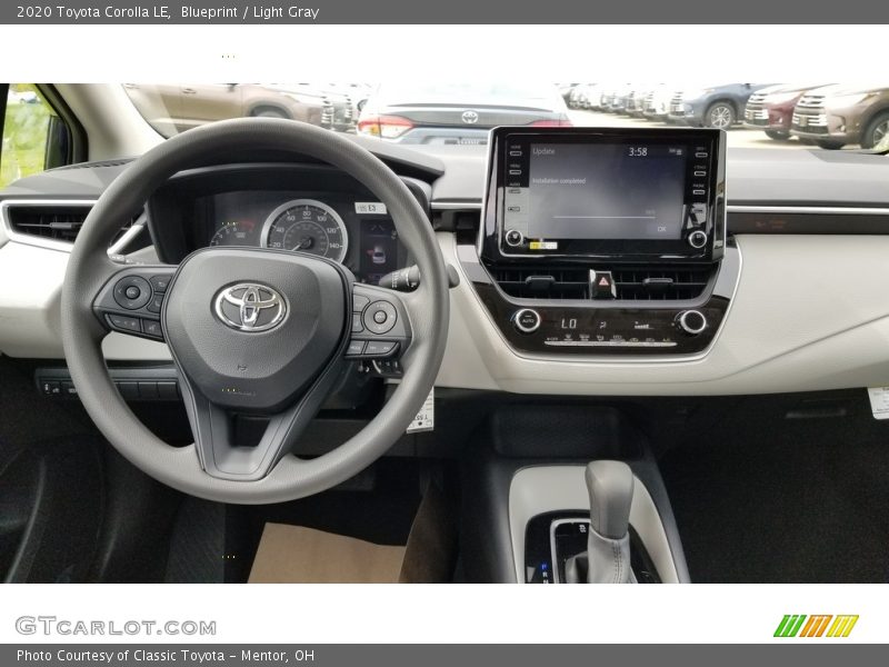 Blueprint / Light Gray 2020 Toyota Corolla LE
