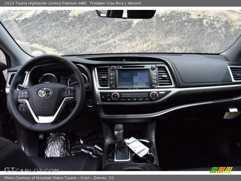Predawn Gray Mica / Almond 2019 Toyota Highlander Limited Platinum AWD
