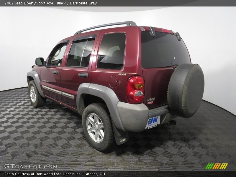 Black / Dark Slate Gray 2002 Jeep Liberty Sport 4x4