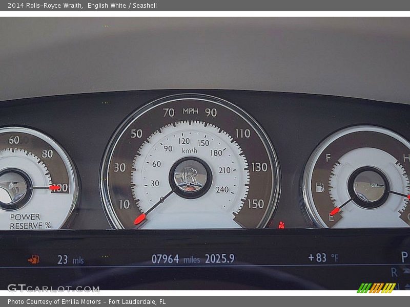  2014 Wraith   Gauges