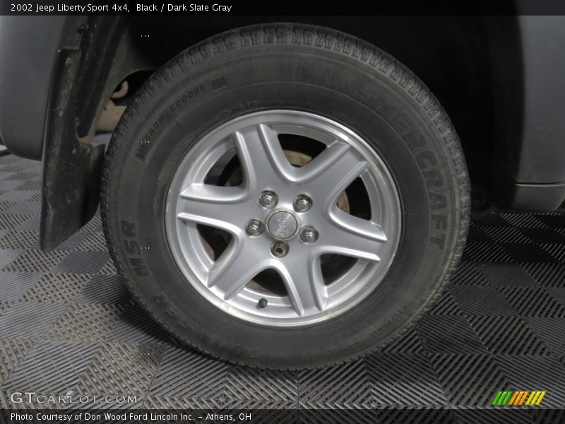 Black / Dark Slate Gray 2002 Jeep Liberty Sport 4x4