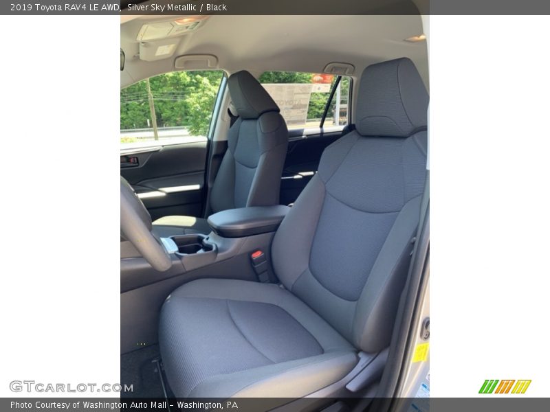 Silver Sky Metallic / Black 2019 Toyota RAV4 LE AWD
