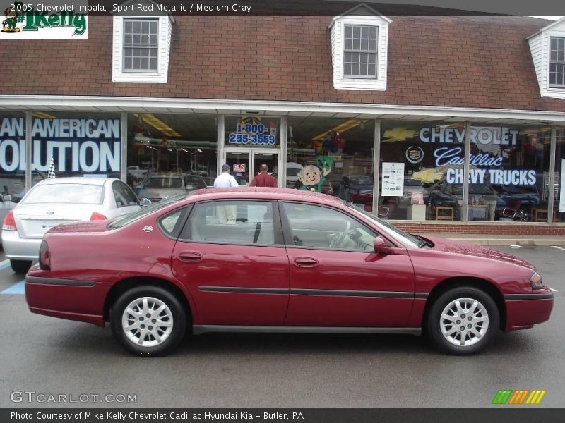 Sport Red Metallic / Medium Gray 2005 Chevrolet Impala