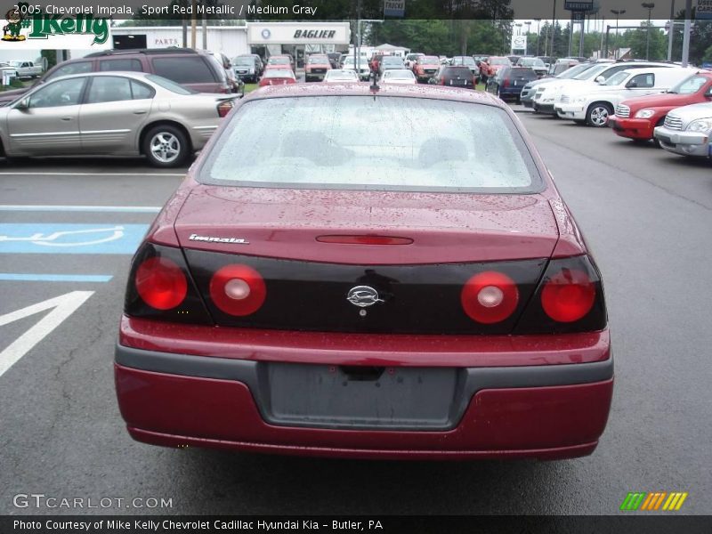 Sport Red Metallic / Medium Gray 2005 Chevrolet Impala