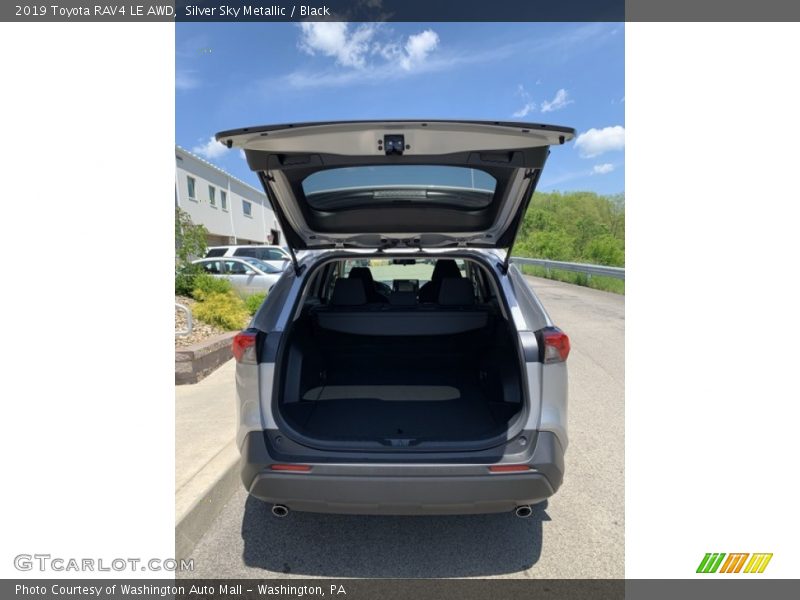 Silver Sky Metallic / Black 2019 Toyota RAV4 LE AWD
