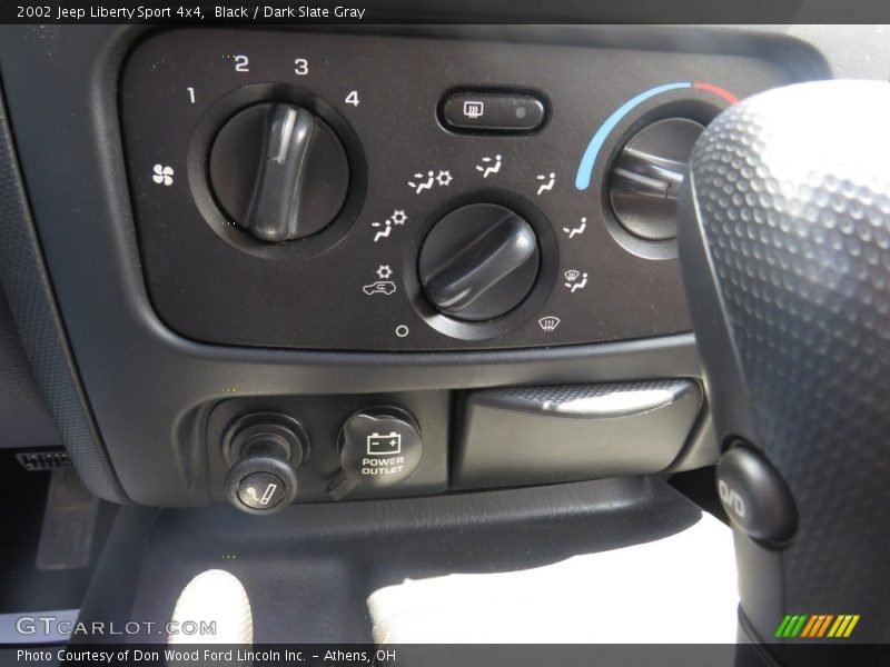 Black / Dark Slate Gray 2002 Jeep Liberty Sport 4x4