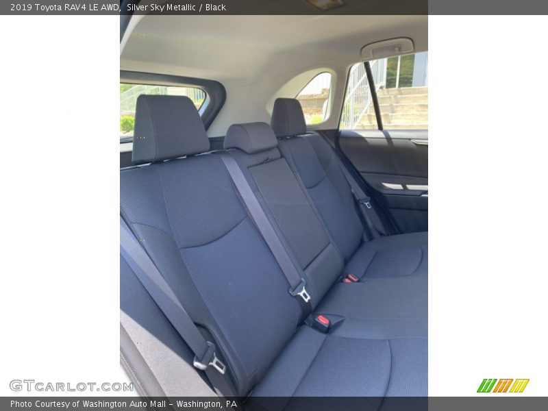 Silver Sky Metallic / Black 2019 Toyota RAV4 LE AWD