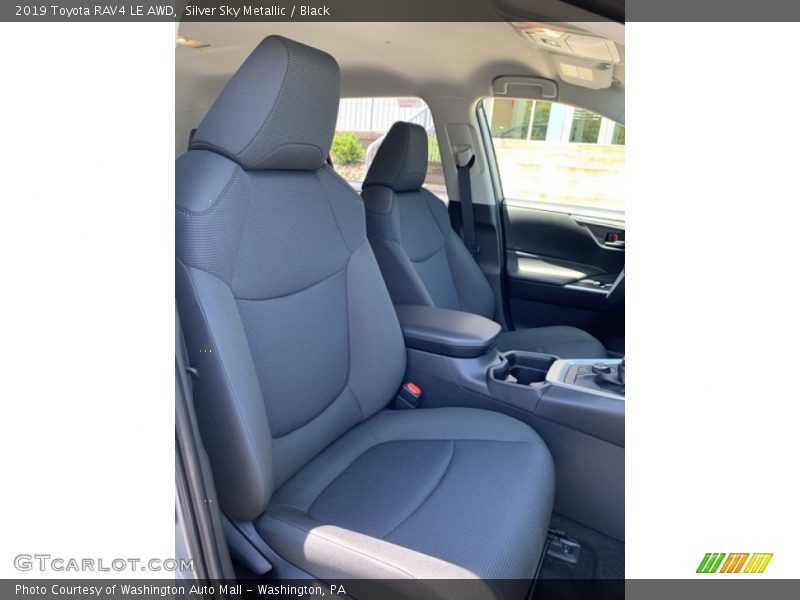 Silver Sky Metallic / Black 2019 Toyota RAV4 LE AWD