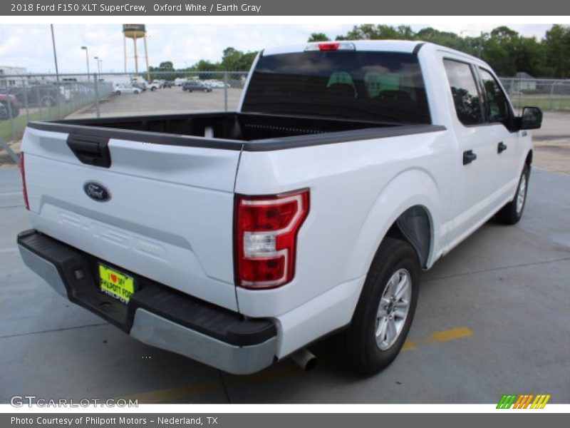 Oxford White / Earth Gray 2018 Ford F150 XLT SuperCrew