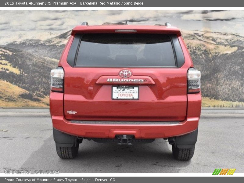 Barcelona Red Metallic / Sand Beige 2019 Toyota 4Runner SR5 Premium 4x4