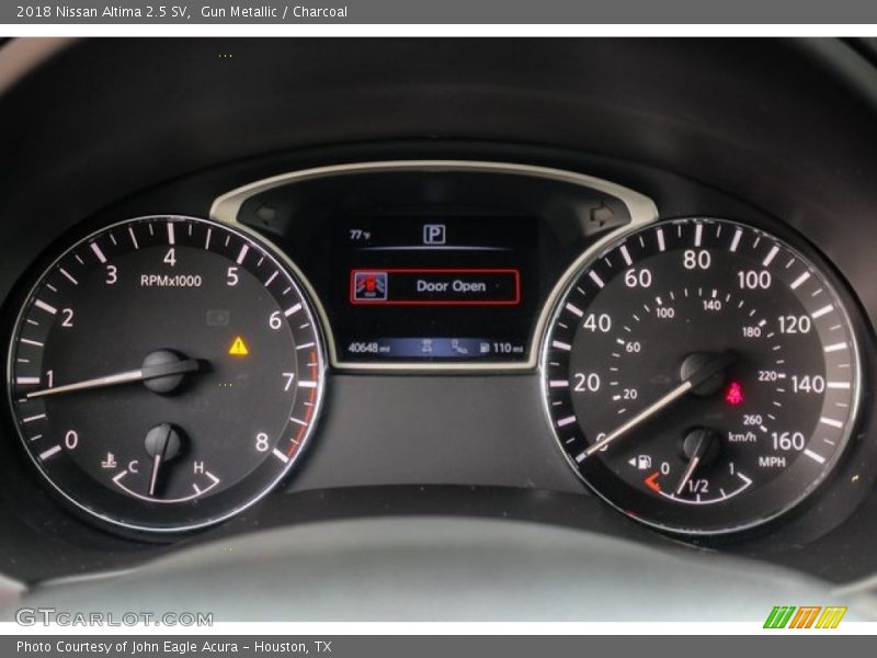 Gun Metallic / Charcoal 2018 Nissan Altima 2.5 SV