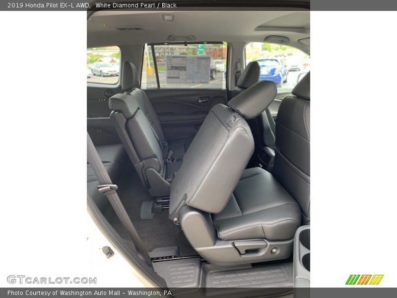 White Diamond Pearl / Black 2019 Honda Pilot EX-L AWD