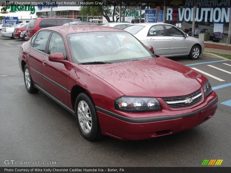 Sport Red Metallic / Medium Gray 2005 Chevrolet Impala