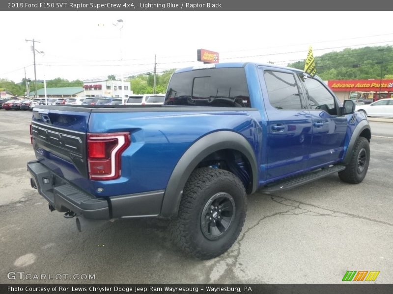 Lightning Blue / Raptor Black 2018 Ford F150 SVT Raptor SuperCrew 4x4