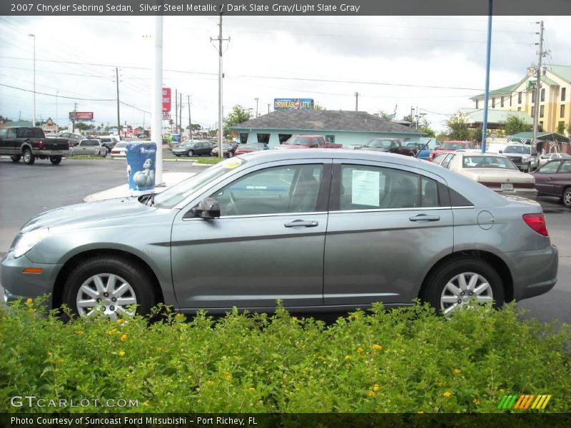 Silver Steel Metallic / Dark Slate Gray/Light Slate Gray 2007 Chrysler Sebring Sedan