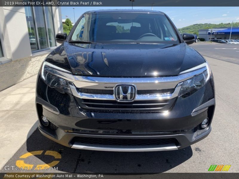 Crystal Black Pearl / Black 2019 Honda Pilot EX-L AWD