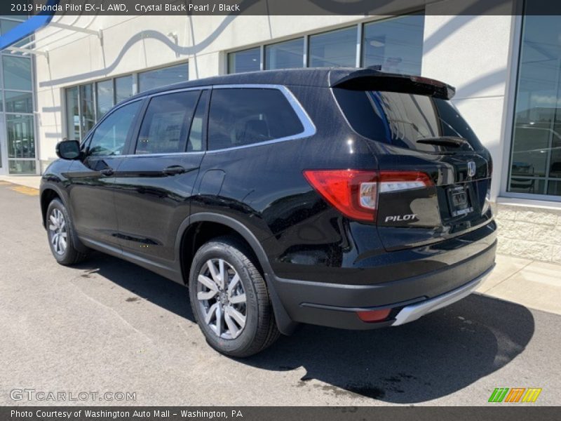 Crystal Black Pearl / Black 2019 Honda Pilot EX-L AWD