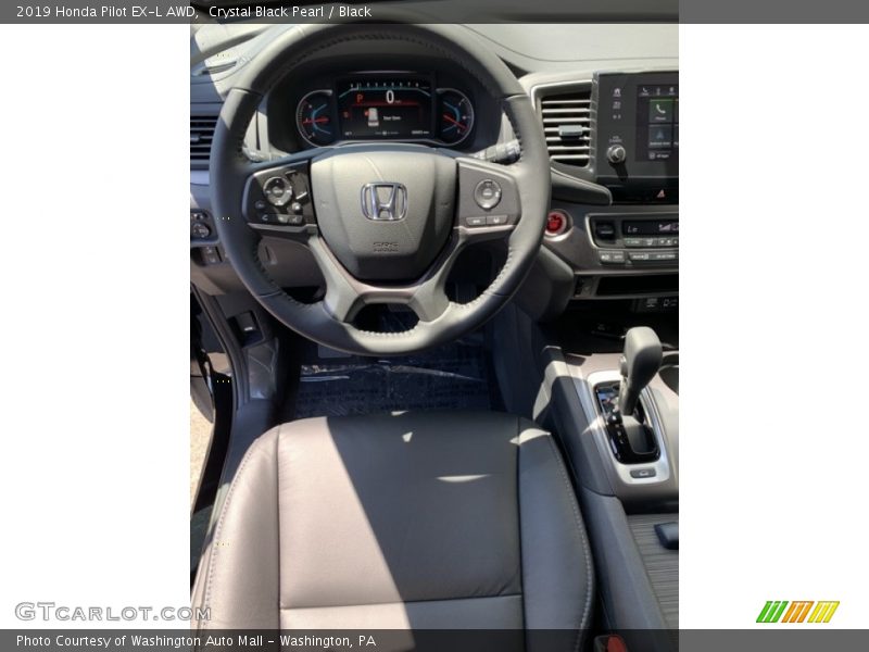 Crystal Black Pearl / Black 2019 Honda Pilot EX-L AWD