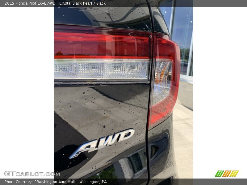 Crystal Black Pearl / Black 2019 Honda Pilot EX-L AWD