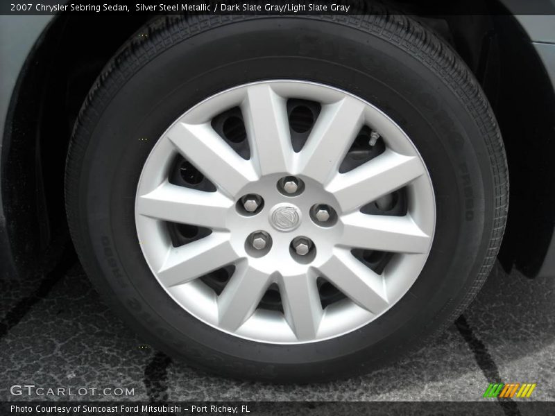 Silver Steel Metallic / Dark Slate Gray/Light Slate Gray 2007 Chrysler Sebring Sedan
