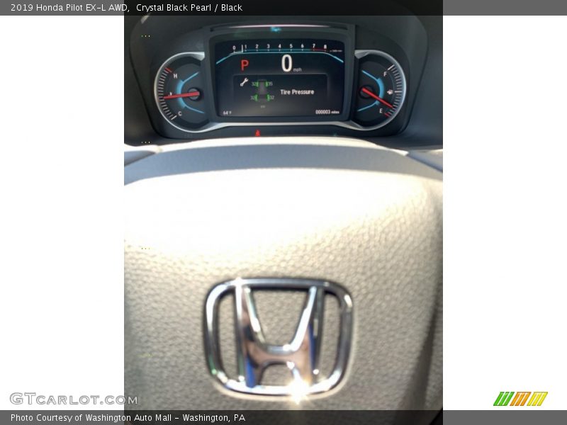 Crystal Black Pearl / Black 2019 Honda Pilot EX-L AWD