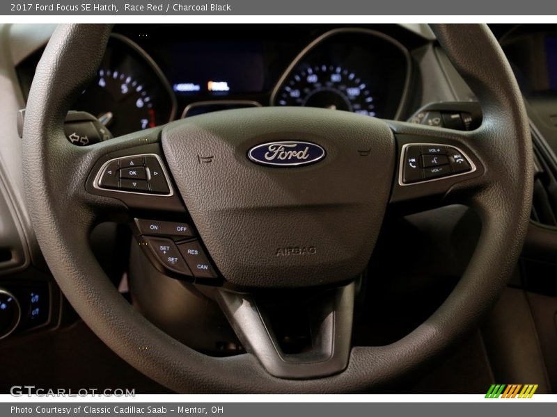 Race Red / Charcoal Black 2017 Ford Focus SE Hatch