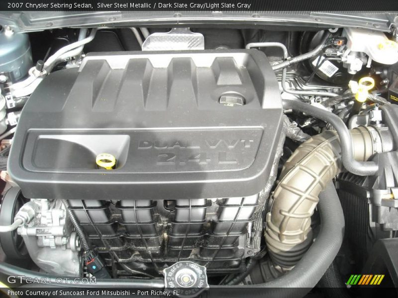 Silver Steel Metallic / Dark Slate Gray/Light Slate Gray 2007 Chrysler Sebring Sedan