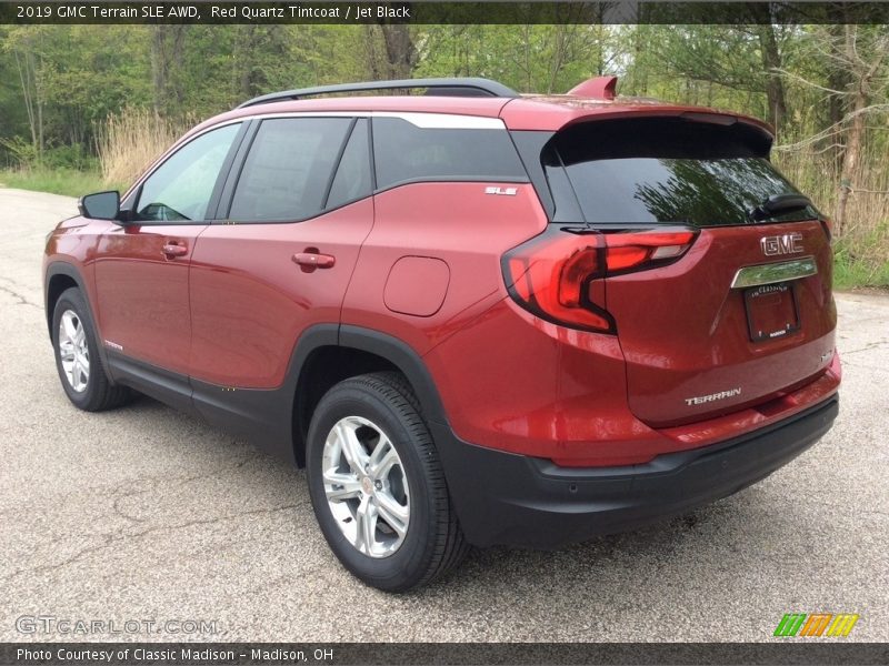 Red Quartz Tintcoat / Jet Black 2019 GMC Terrain SLE AWD