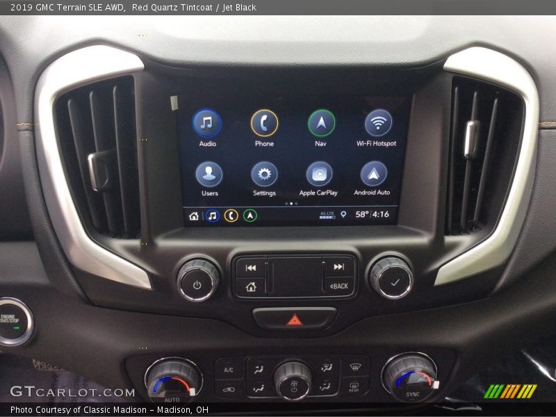 Red Quartz Tintcoat / Jet Black 2019 GMC Terrain SLE AWD
