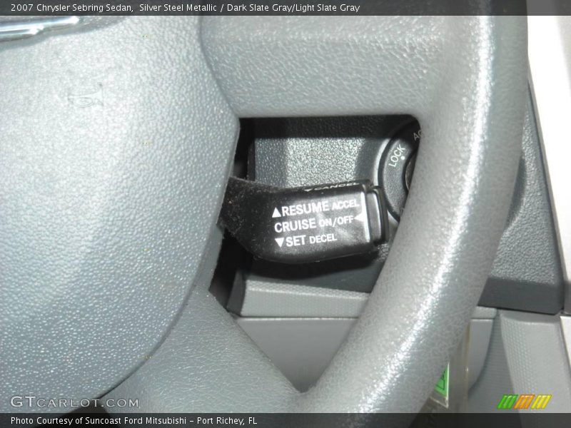 Silver Steel Metallic / Dark Slate Gray/Light Slate Gray 2007 Chrysler Sebring Sedan