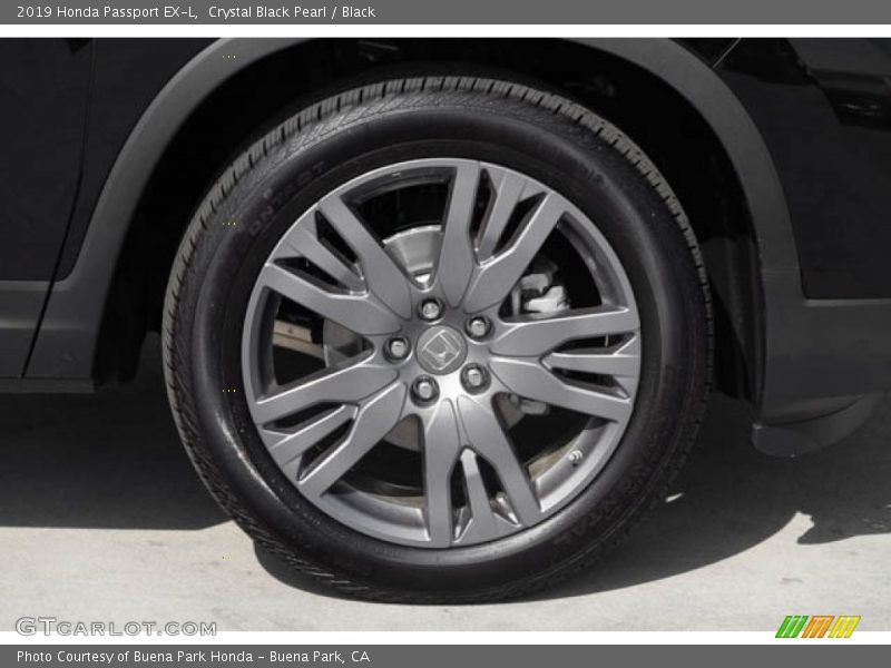 Crystal Black Pearl / Black 2019 Honda Passport EX-L